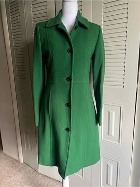 J Crew Classic Lady Day Coat Italian Double-Cloth Wool - Size 2